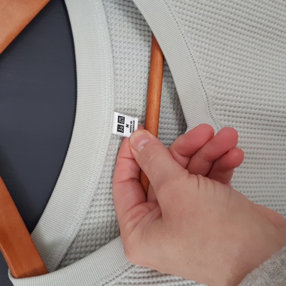 Uniqlo Other - Uniqlo waffle knit nightgown size m